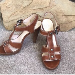 Coach brown heels